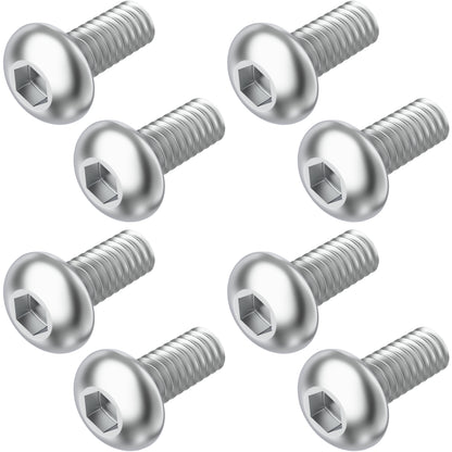 Prime Ave Socket Head Standard Length Stainless Steel License Plate Screws Compatible/Replacement for All BMW Models (Pack of 8)