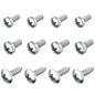 Prime Ave Stainless Steel License Plate Screws Compatible/Replacement for Lexus Scion & Toyota (Standard Length)